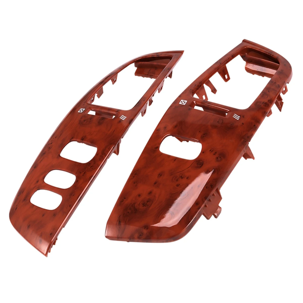 Car Interior Dashboard Air Vent Frame for Toyota Land Cruiser 100 LC100 FJ100 97-07 Air-Conditioning Outlet Wood Grain