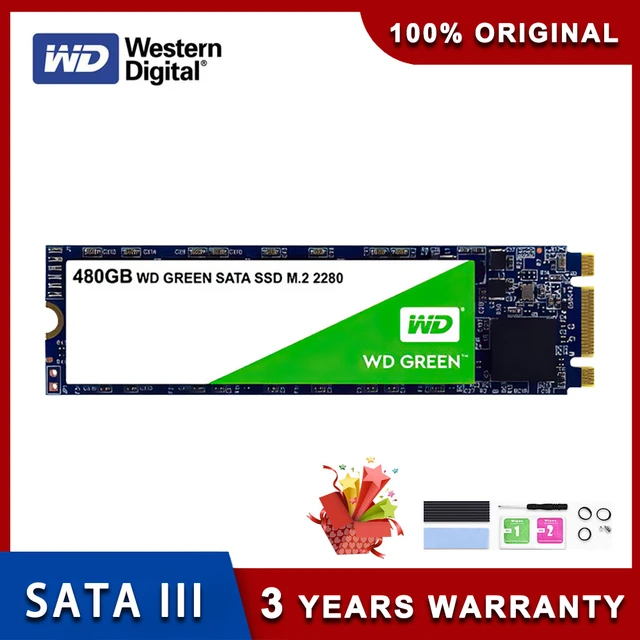 Western Digital WD Green SSD 480GB 240GB 120GB SATAIII Internal Solid State Hard Drive Disk TLC M.2 2280 540MB S for Laptop AliExpress