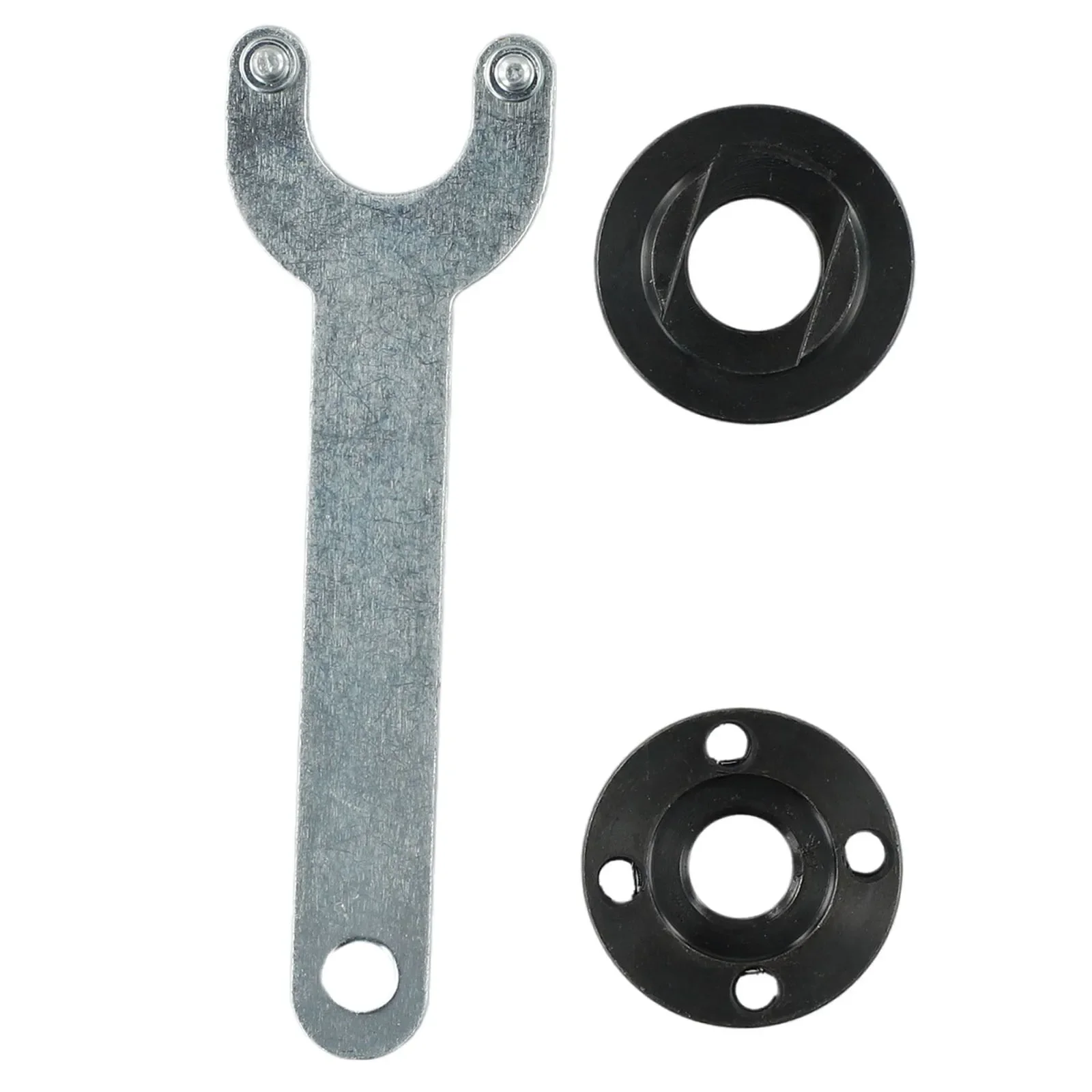 1 Set Angle Grinder Wrench Spanner Thread Angle Grinder Inner Outer Flange Nut Set Power Tool Accessories