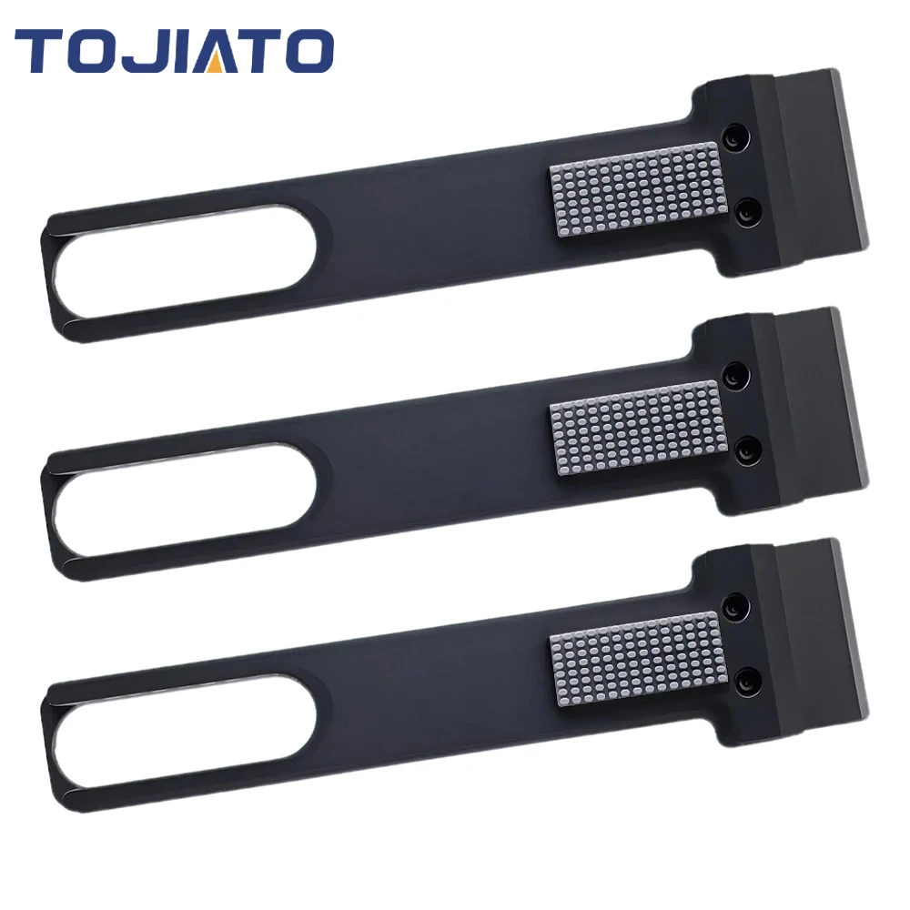 TOJIATO 3D-Drucker-Reiniger-Schaber mit Düsenbürste, 2-in-1-Werkzeug, SK5-Stahl-HotBed-Schaufel, für Bambu Lab Creality PEI-Bauplatte – Detail 3