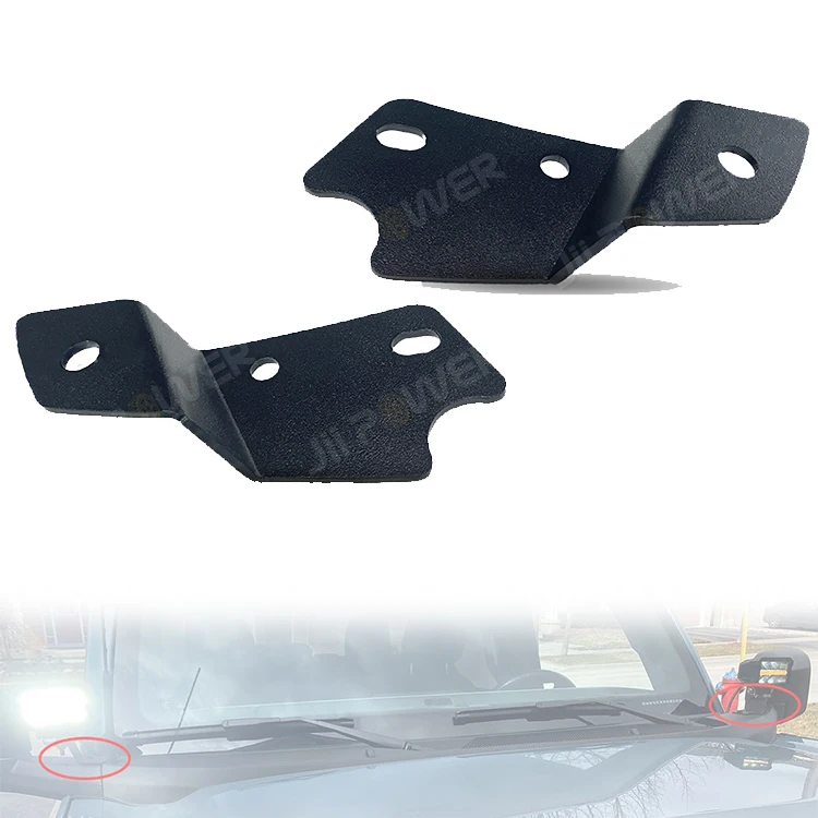 

Spot Light Mounting Bracket Side Pillar Mounting Brackets A-Pillar Led Ditch Light Bar Mounting Bracket for ford Bronco 2021+