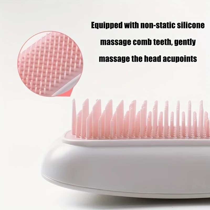 Electric Hair Massager, High Frequency Vibration Scalp Massager Brush for Head & Body Relax, Portable Beauty Tool for Hair Care. view 6
