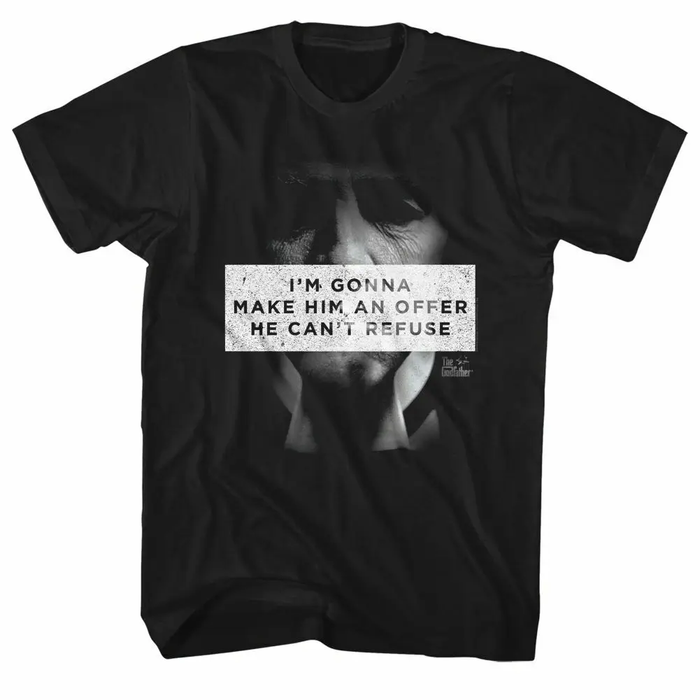 Godfather Make Him An Offer Black Adult T Shirt