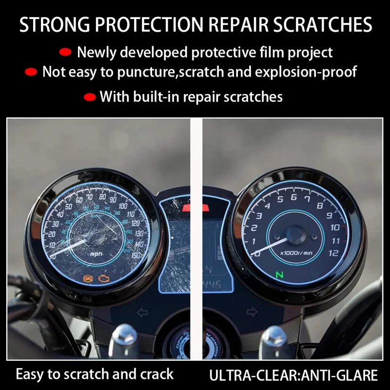 For Honda SCR125 2024 Motorcycle Dashboard Scratch Protection Film Accessories