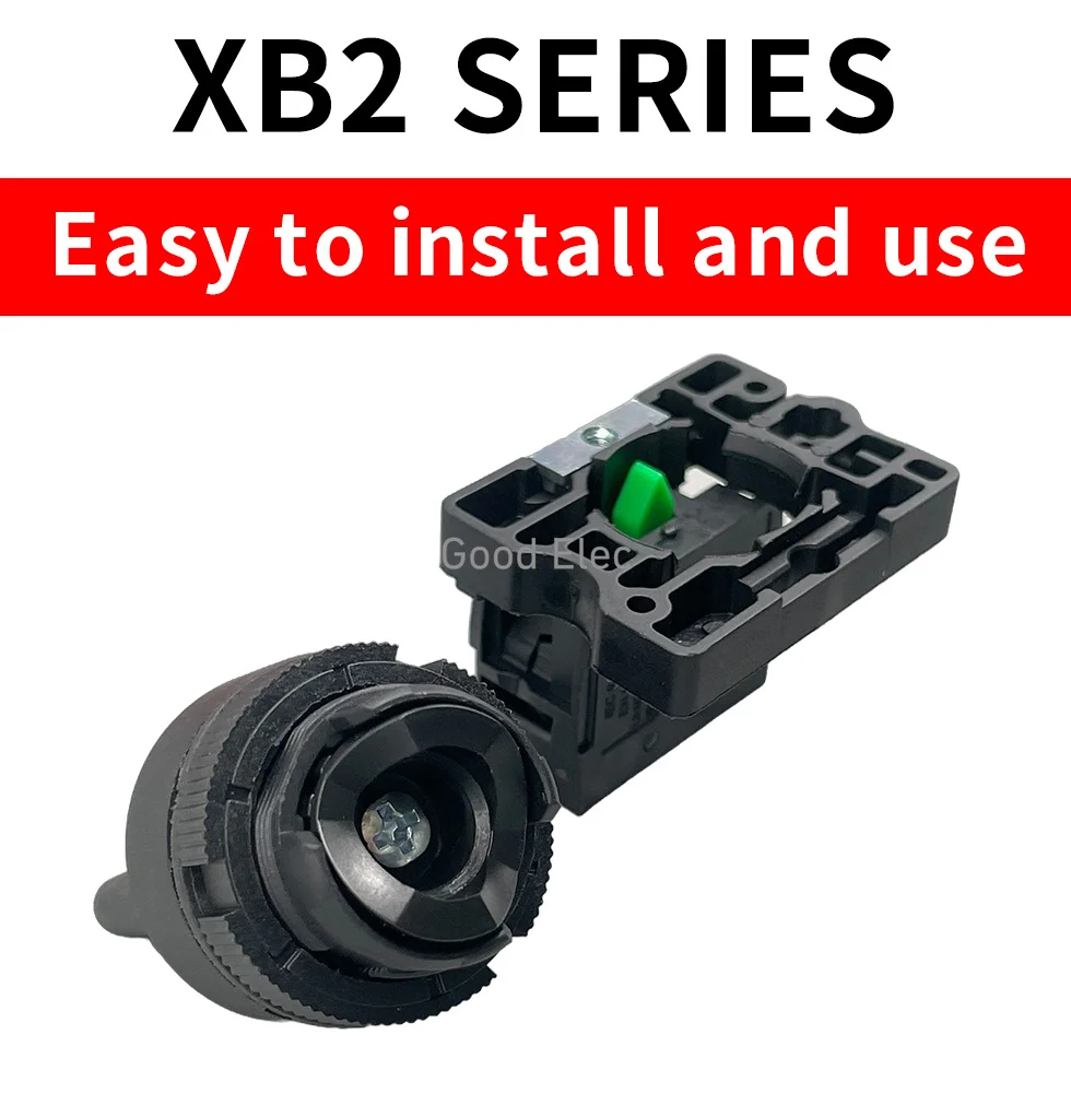 XB2-ED21/ED25/ED33 rotary selection knob button switch plastic type one normally open installation hole 22mm