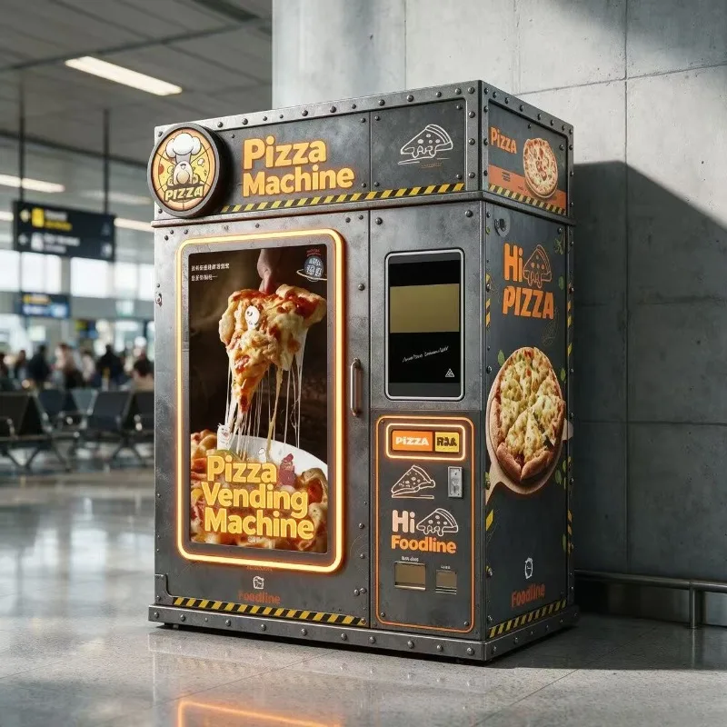 Multifunctional Pizza Vending Machine Sell Pizza Automatic Vending Machine Touch Screen One Click Ordering