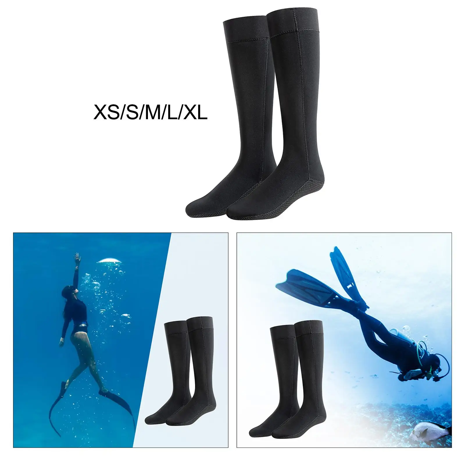 Skarpety nurkowe antypoślizgowe wodoodporne 3mm neoprenowe skarpety wodne surfingowe do żeglarstwa Surfing Surfing pływanie Snorkeling kobiety