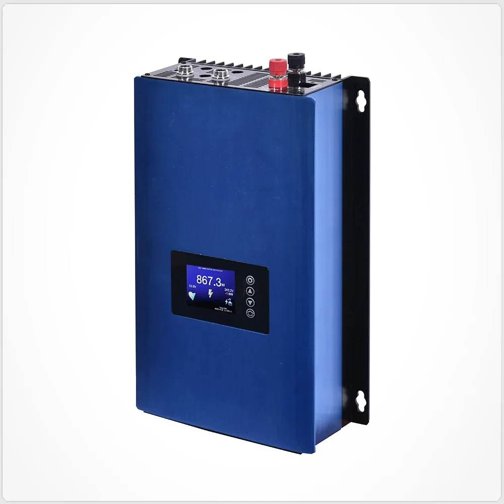 2000W MPPT On Grid Tie Inverter With Limiter 45-90VDC Input Output LCD Display For