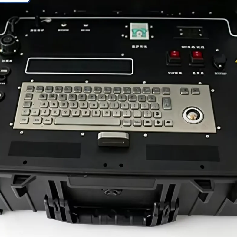 Triple Screen Control Console 17 Inch 1000nit Display I7 CPU 16G RAM 1T SSD AC220V Input DC800V 4000W Output Waterproof Keyboard
