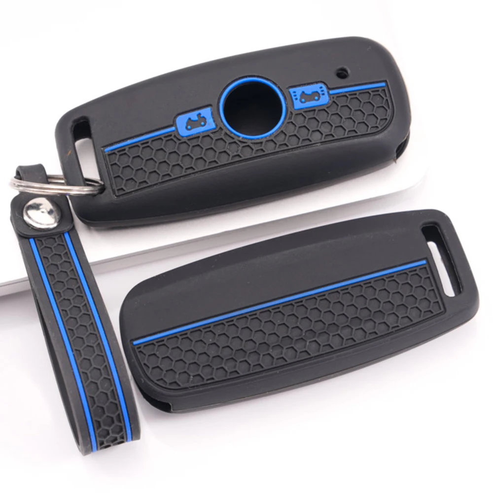 Silicone Key Cover With Wrist Strap For Honda GL1800 Gold Wing Goldwing F6B Gold Wing Tour DCT Precise Fit Full Coverage Stylish