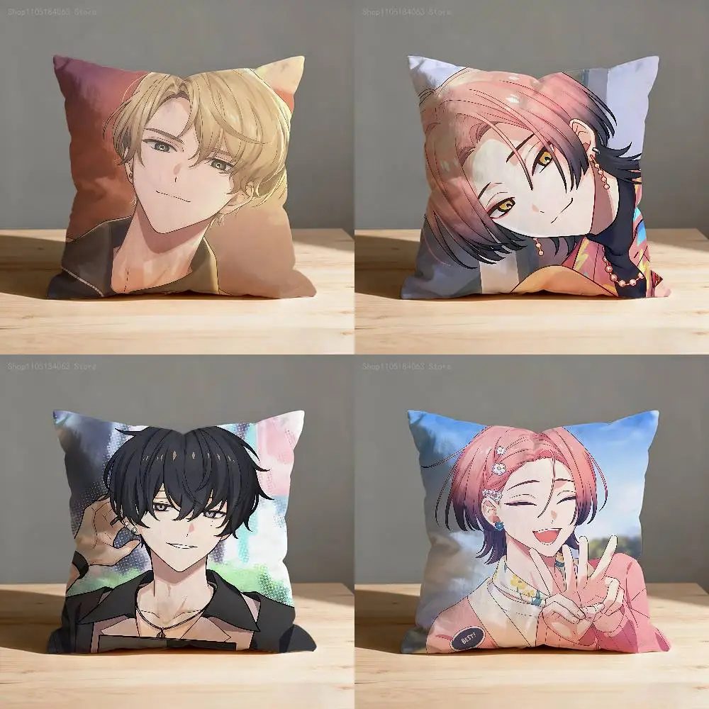 30x30 60x60 40x40 45x45 50x50 cm Pillow Case Holiday Print Cushion Cover Home Textile Game 18TRIP