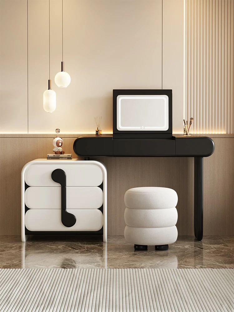 

Apartment 7, dresser, chest, integrated small apartment, simple bedroom 2025 new retro flip-top makeup table