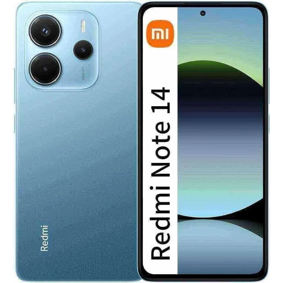 Redmi Note 14 4G LTE for Tmobile Mint Tello Global (256GB + 8GB) 6.67" 120Hz 108MP AI Camera Global Version Dual Sim (Ocean Blu