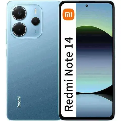 Redmi Note 14 4G LTE for Tmobile Mint Tello Global (256GB + 8GB) 6.67" 120Hz 108MP AI Camera Global Version Dual Sim (Ocean Blu