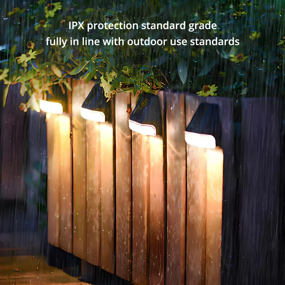 جديد في الهواء الطلق LED ضوء الشمس مقاوم للماء IP65 الجدار ضوء التحوط غير نافذ للمطر إضاءة الحديقة لسياج خطوة درج الحديقة #5