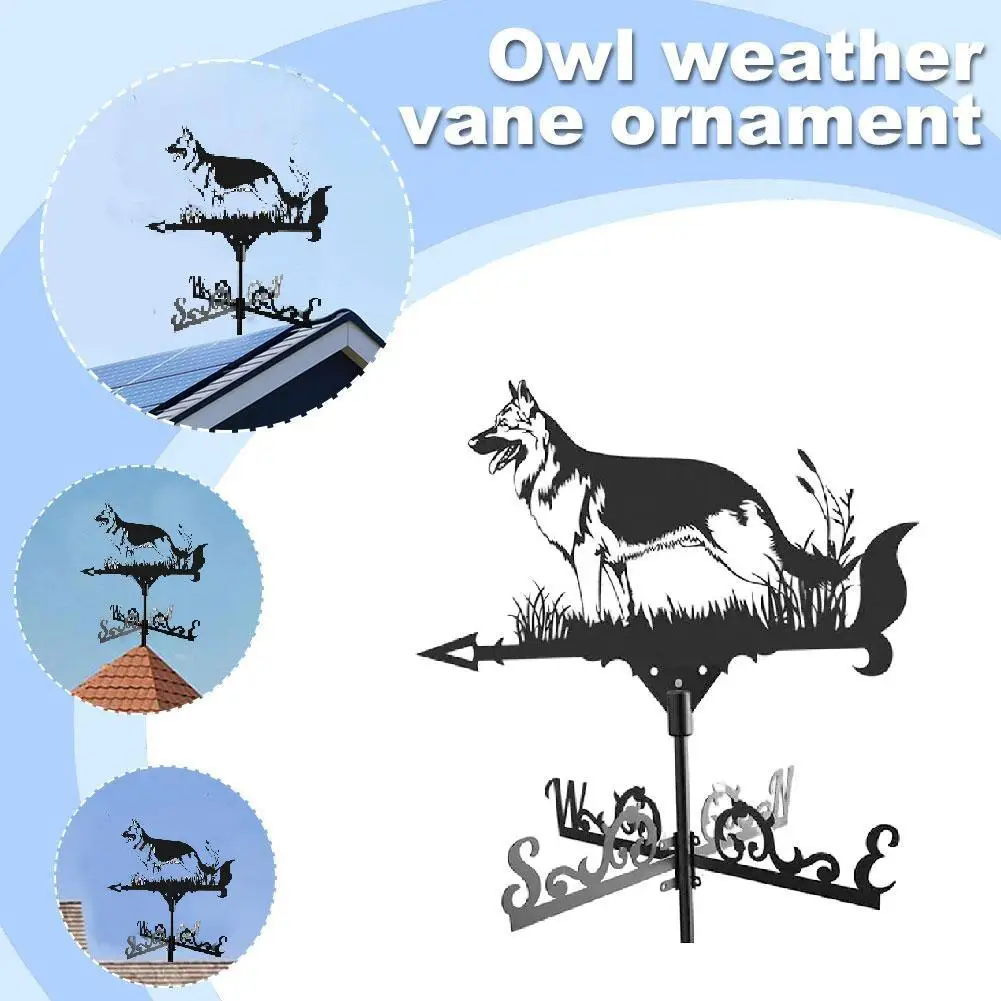 Metal Weather Vane,Weathervane,Shed Rooftop Buildings Wind Indicator Outdoor Decor,Garden Decorations,Garden Ornaments Outdoor