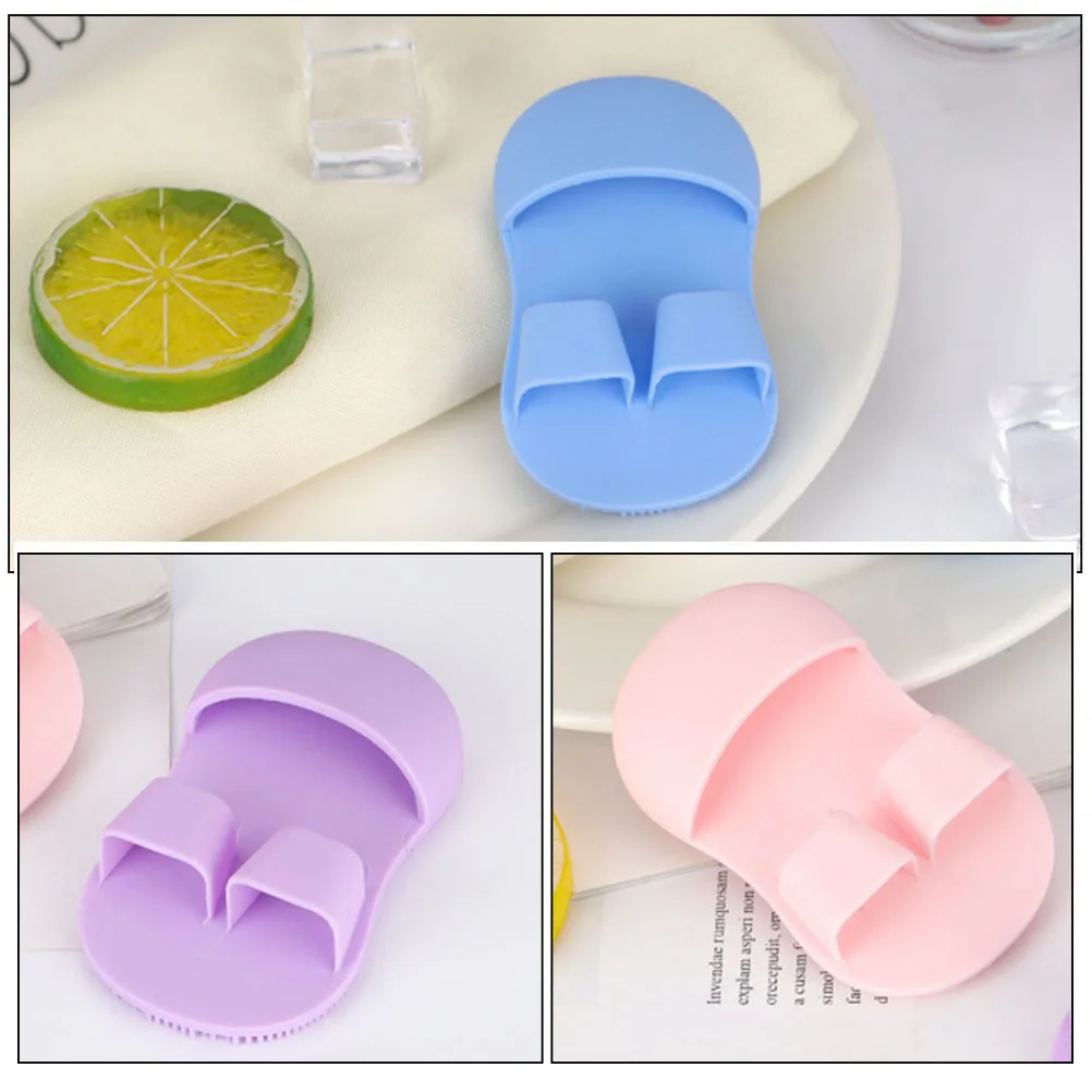 

3Pcs Silicone Facial Scrubber Exfoliator Deep Clean Safe Durable Travel Tool Face Scrubber Face Cleansing Brush