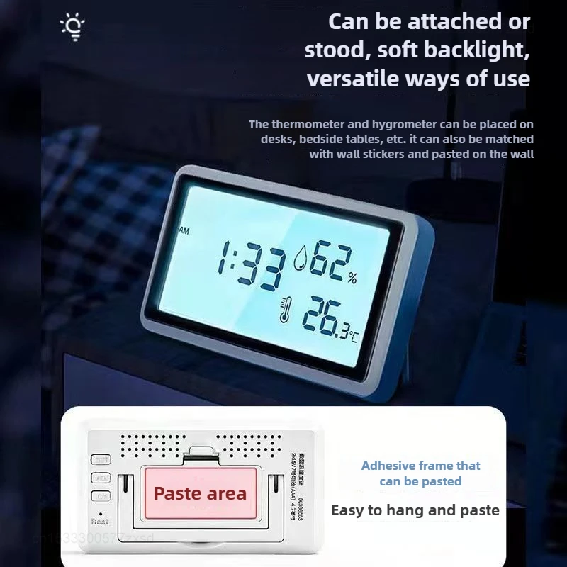 Xiaomi LCD ميزان الحرارة الرقمي الرطوبة في الهواء الطلق الإلكترونية درجة الحرارة مقياس الرطوبة الاستشعار محطة الطقس للمنزل
