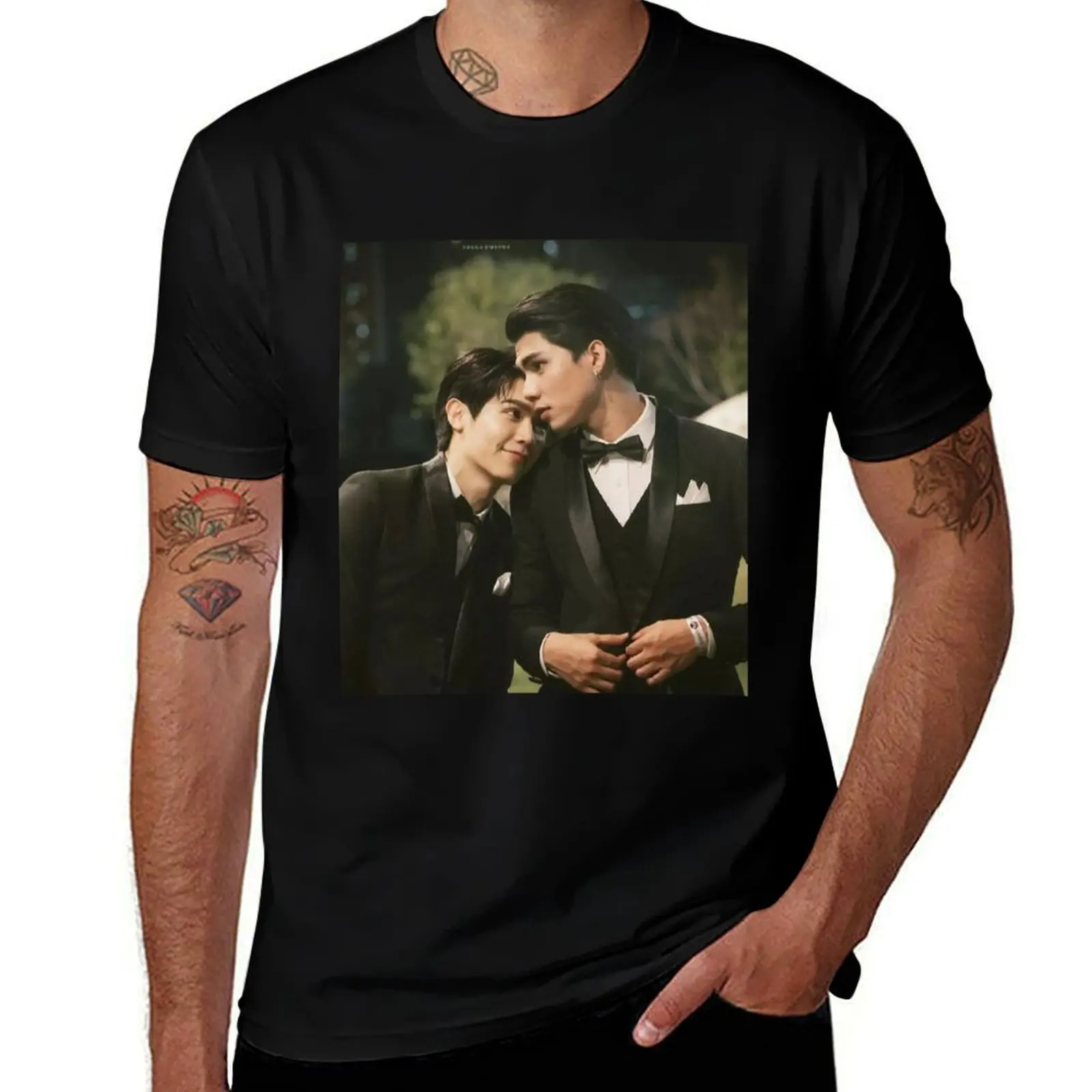 Prapai Sky BL THAI SERIES LOVE IN THE AIR T-Shirt Minimalist Graphic Tee Shirt T-Shirt