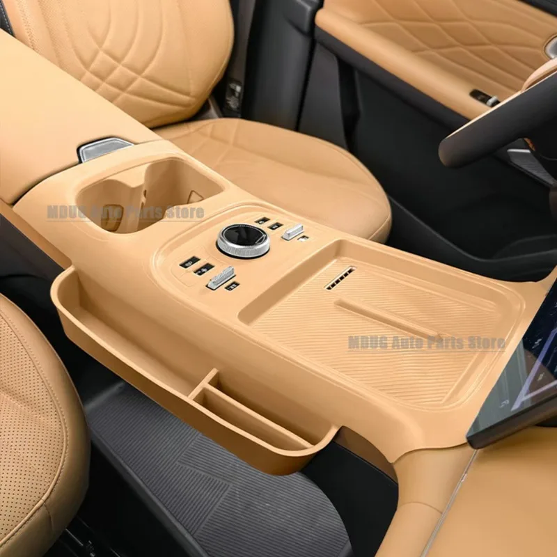 MDUG For Geely Galaxy Starship 7 EM-i 2024 2025 Silicone Car Central Console Gear Panel Pad Storage Protective Mat Cover Interio
