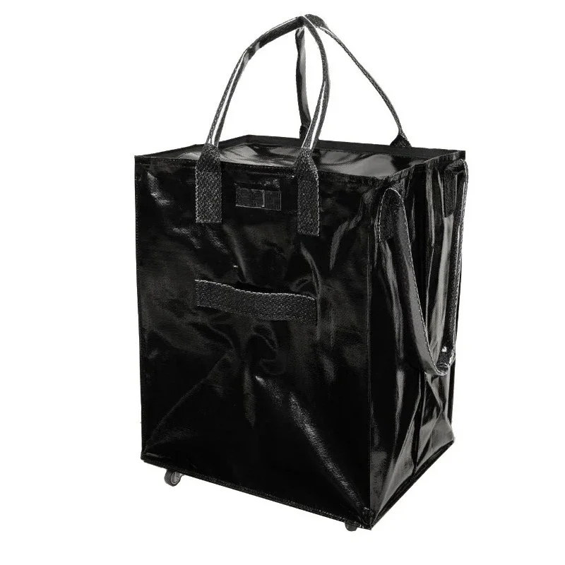 

Shopping bag with wheel foldable shopping trolley trailer portable large-capacity supermarket artifact