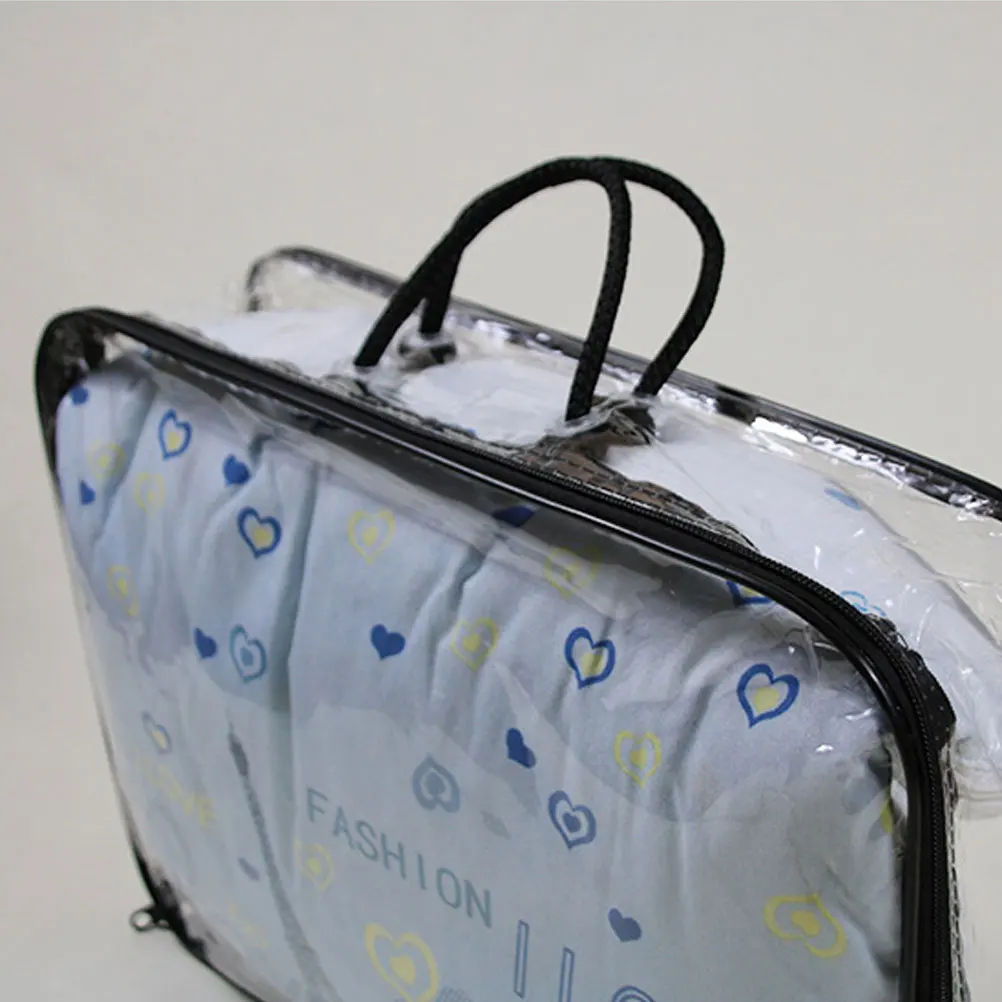 

Heavy Duty Storage Bags with Handles Clear Quilt Bag for Bedding Clothes Heavy Duty Storage Bags Moving Outdoor Camping Duffle