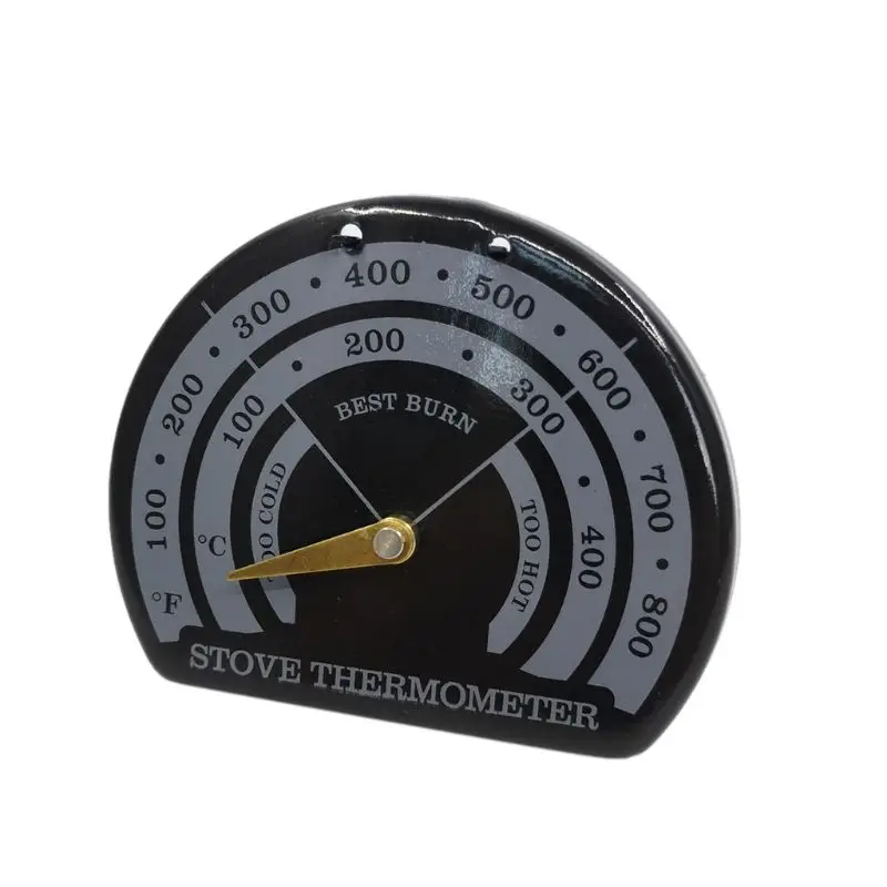 Ventilador magnético de chimenea de madera, termómetro, Monitor de temperatura del lugar de fuego con sonda, sensibilidad para el hogar, herramienta de horno de barbacoa