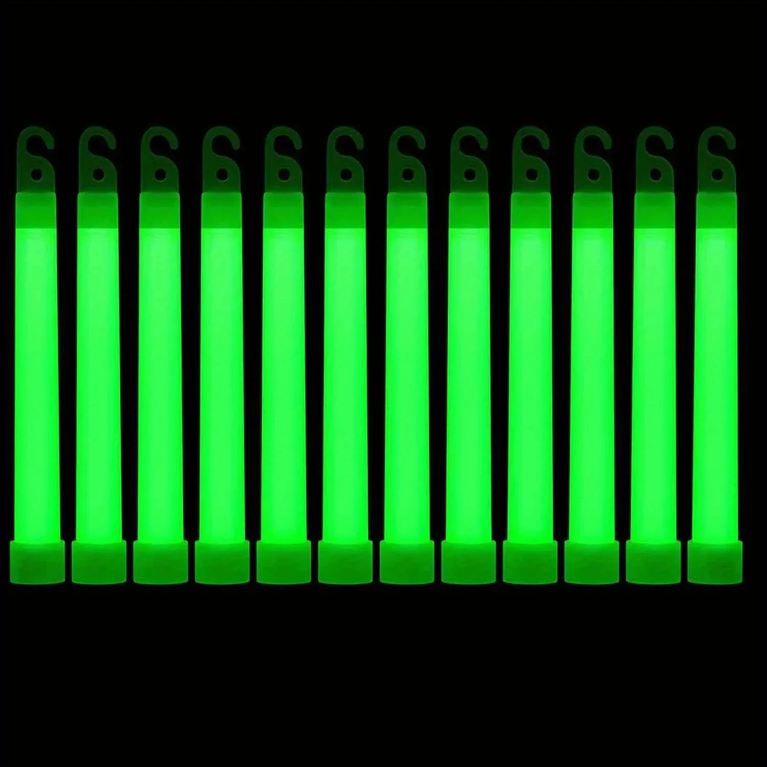 2026 Neueste Grüne Chemilumineszenz-Leuchtstäbe, Langlebige Selbstleuchtende Stäbe für Camping & Partys – Detail 1