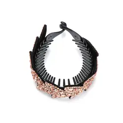 Hairpin Shiny Women Rhinestone Hair Accessories Bird Nest Twist Clip Leaves Hair Claw Bun Maker Headwear Floral