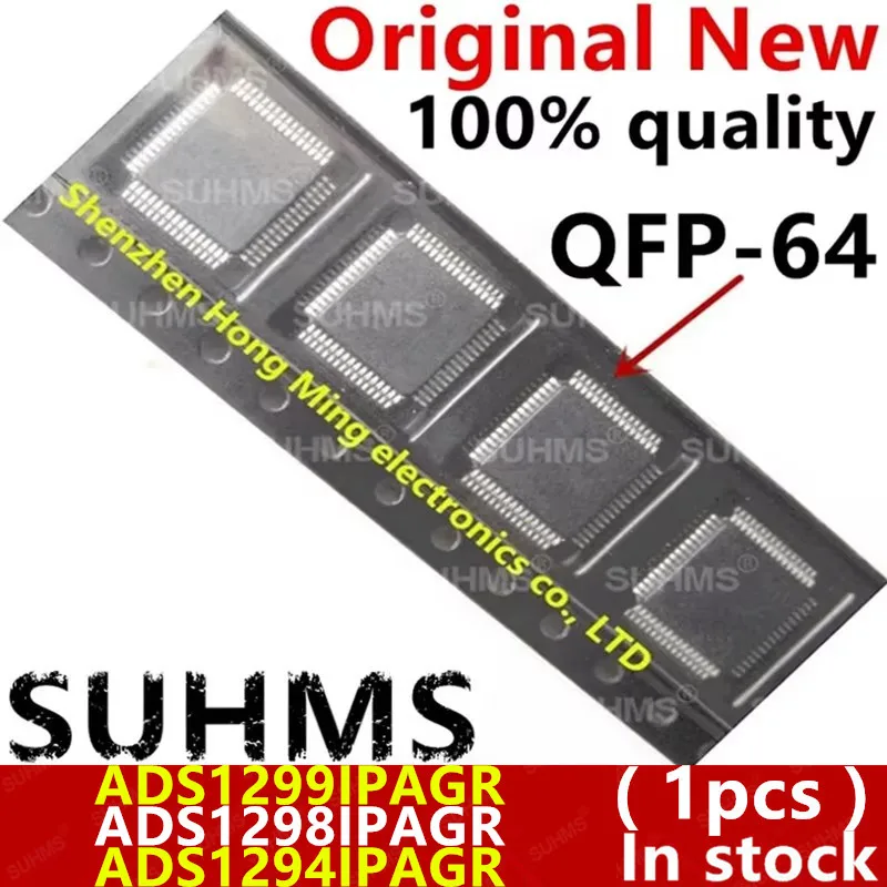 (1piece) 100% New ADS1299IPAGR ADS1298IPAGR ADS1294IPAGR ADS1299 ADS1298 ADS1294 QFP-64