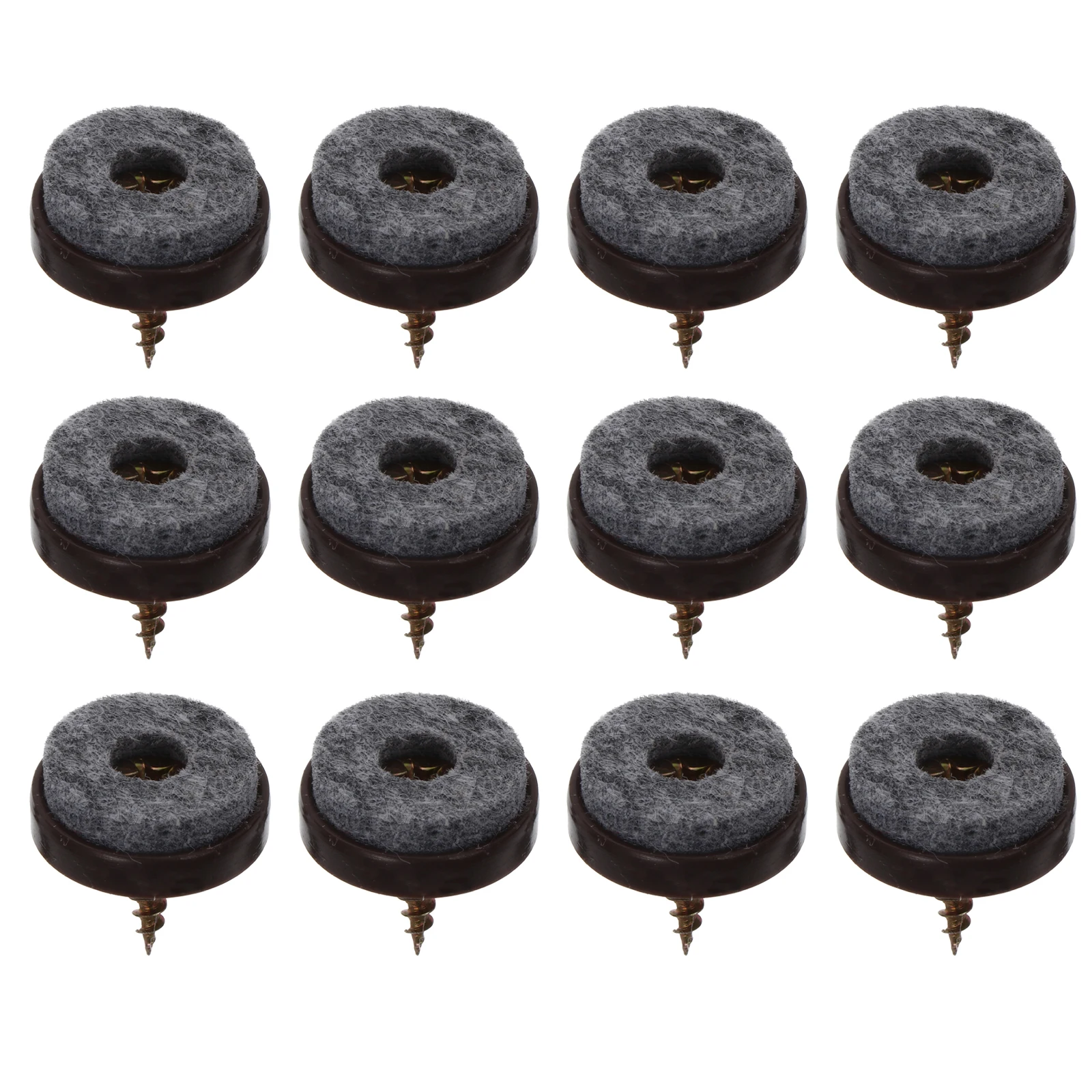 

50pcs Anti-Slip Felt Foot Nails Floor Protectors Chair Leg Covers Table Feet Mats Skidproof Pads for Home Bedroom Living Room