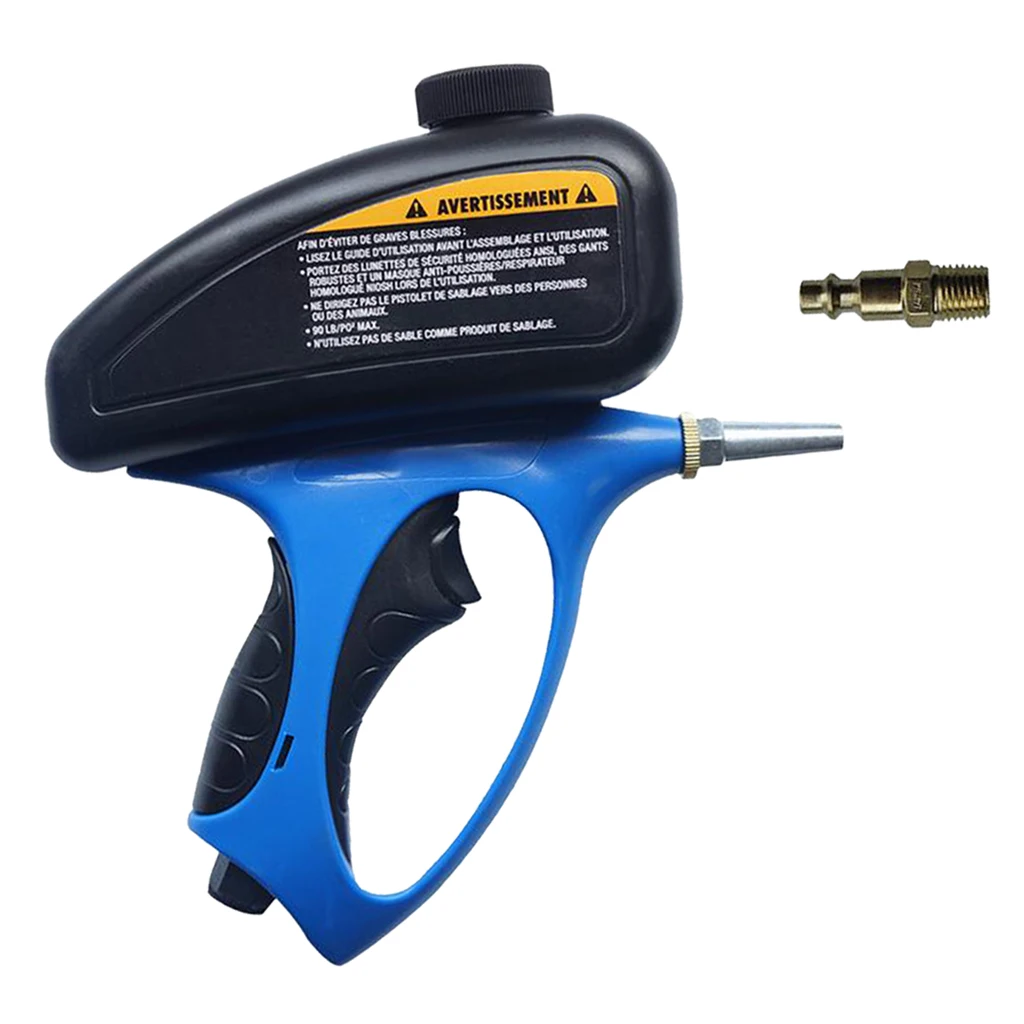Portable Gravity Feed Sandblasting Handheld Cleaning