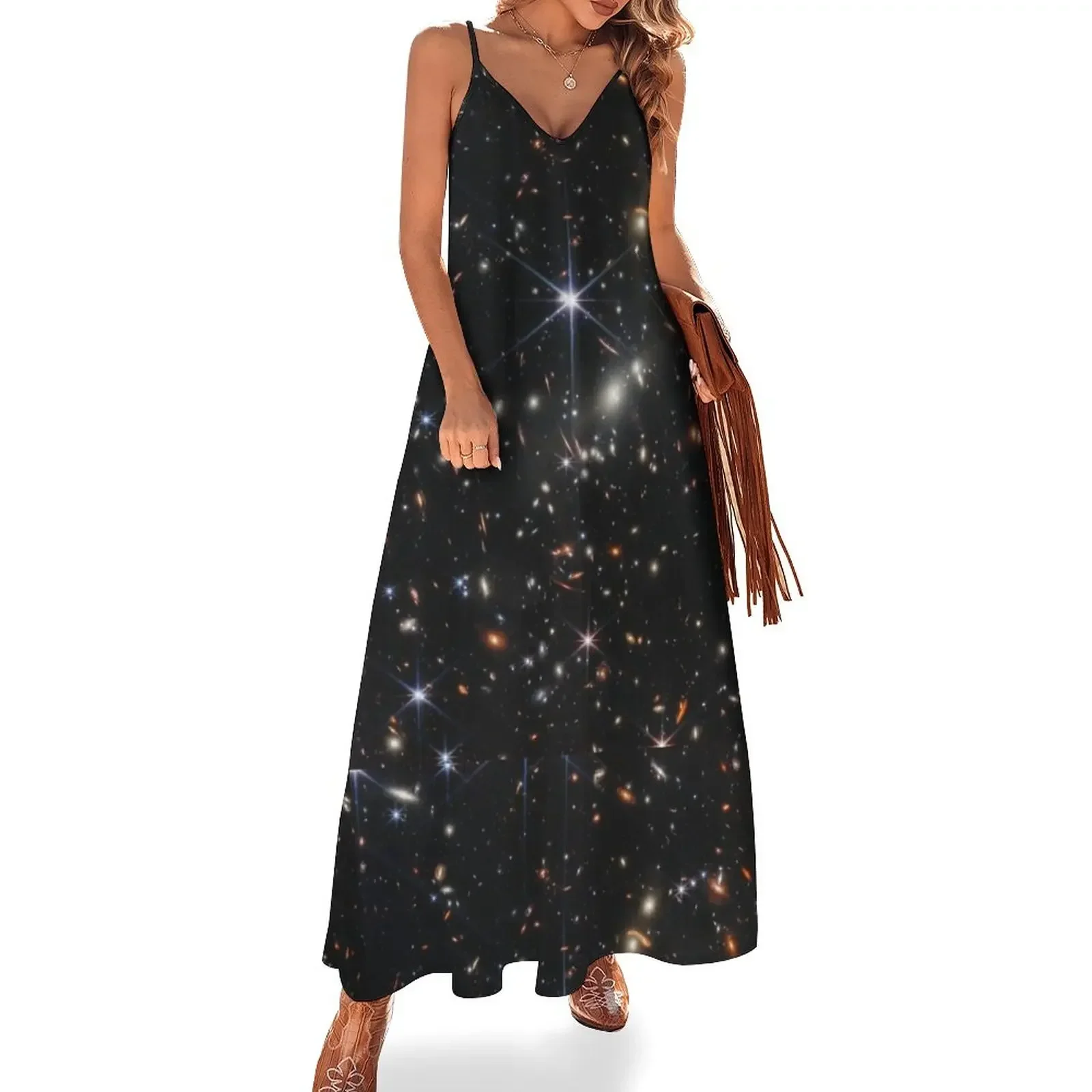 Webb's First Deep Field - JWST Sleeveless Dress bandage dress Dress