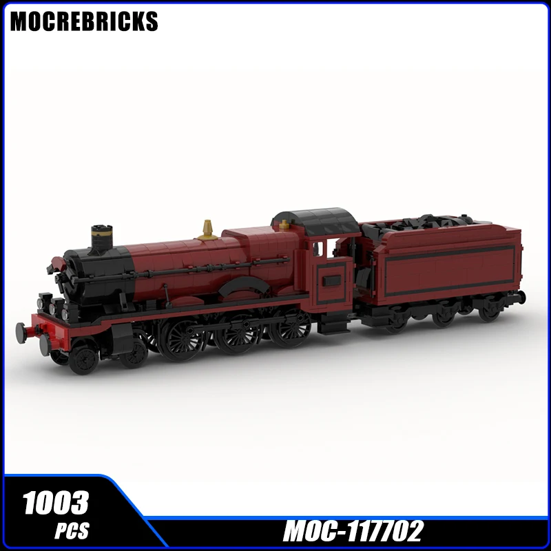 MOC GWR Large Freight Steam Locomotive Advanced Building Blocks Assembly Model Bricks DIY Creative Display Children's Toys Gifts