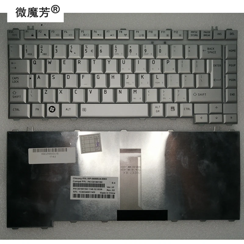 US FOR TOSHIBA  Satellite M205 M500 M505 L200 L205 L305 L305D L450 L450D L510 L515 L510D L310 L311 L300D L305D  laptop keyboard