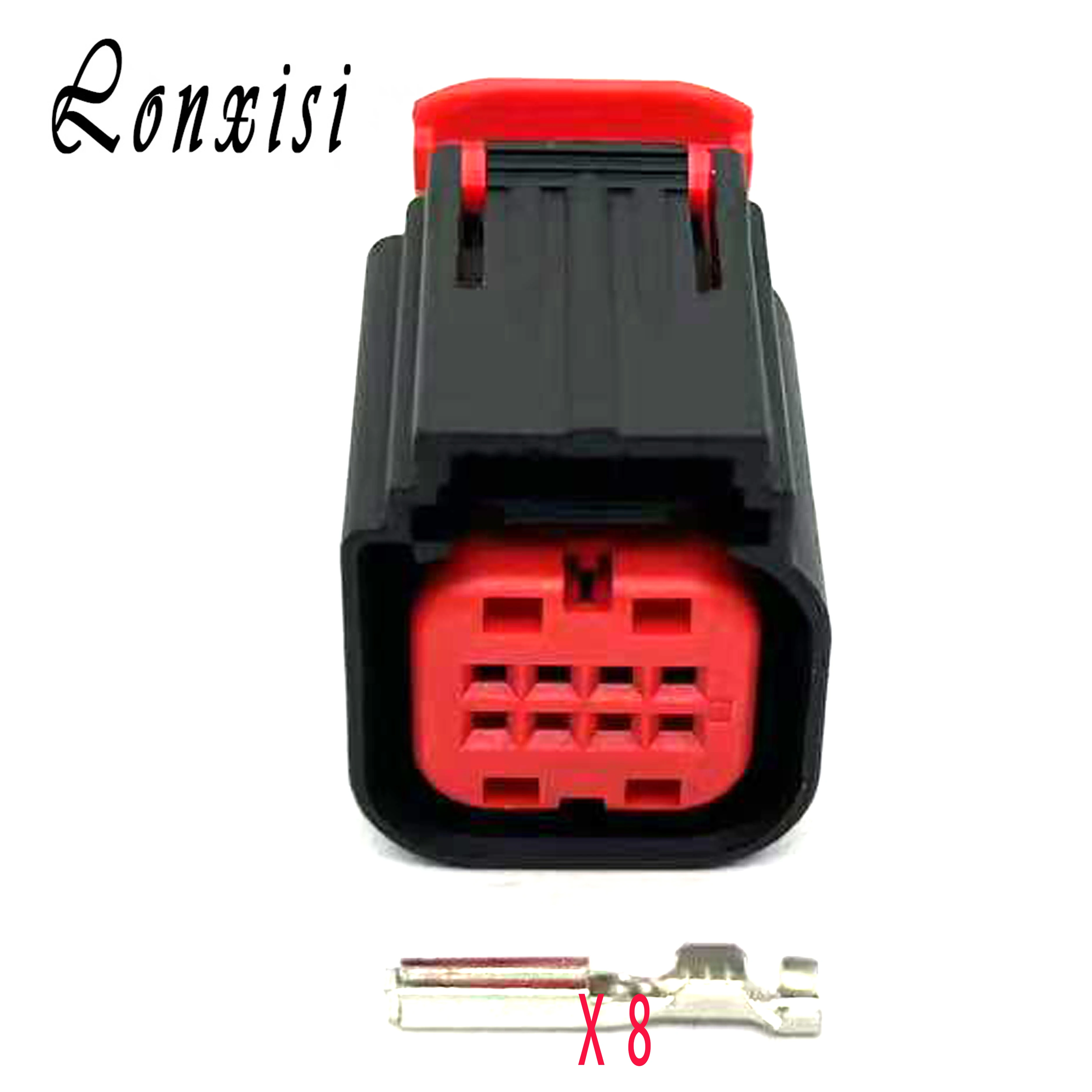 8 Pin 1411001-1 Automotive Waterproof Connector Parking Sensor ACC Module Plug Socket For Ford Land Rover Carnival Sharpe Max