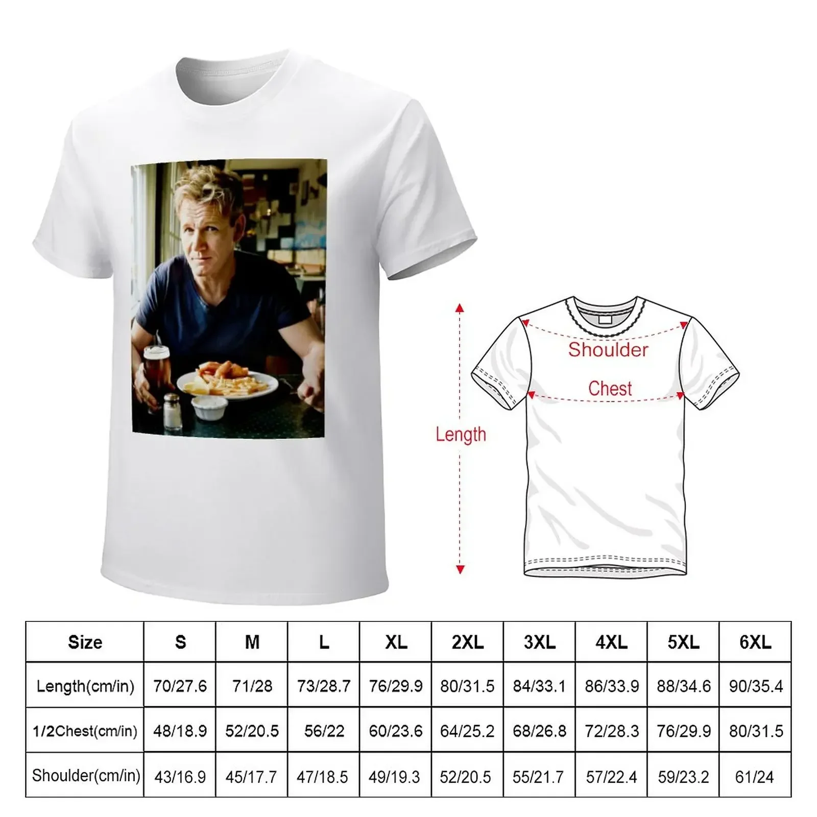 Mr. Ramsay's Scrambled Eggs T-Shirt oversizeds tops kawaii clothes summer  plain white t shirts men