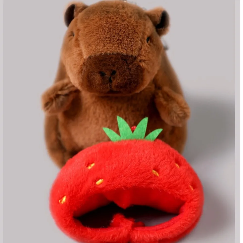 

Gift Multicolor Capibara Doll Kapibala 10-13cm Plush Toy Birthday Gift Plush Handbag Pendant Car Couple