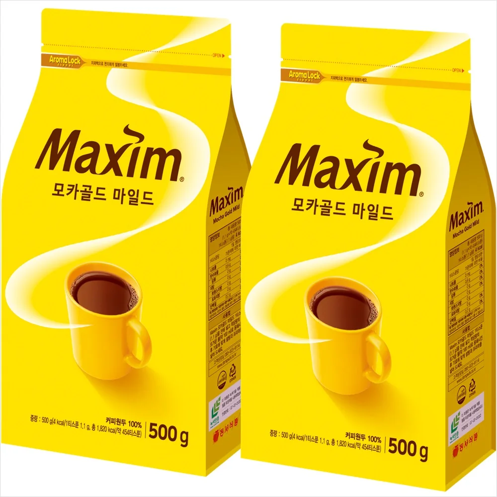قهوة مكسيم موكا جولد إعادة التعبئة 500 جرام × 2 (اشتري مجموعتين واحصل على 1000 وان آف X عمر الرف الطويل) #1