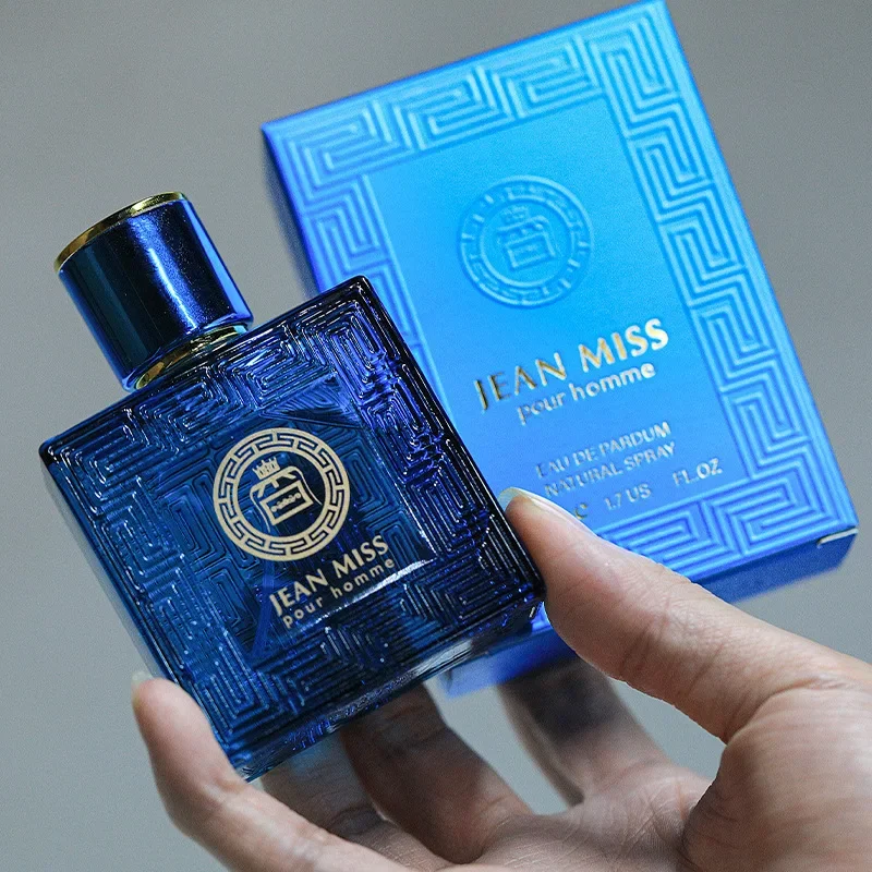 50/100ml Parfum untuk pria Parfum Homme Cologne menarik wanita Profumi kencan kerja Parfum segar Feminino aroma tahan lama