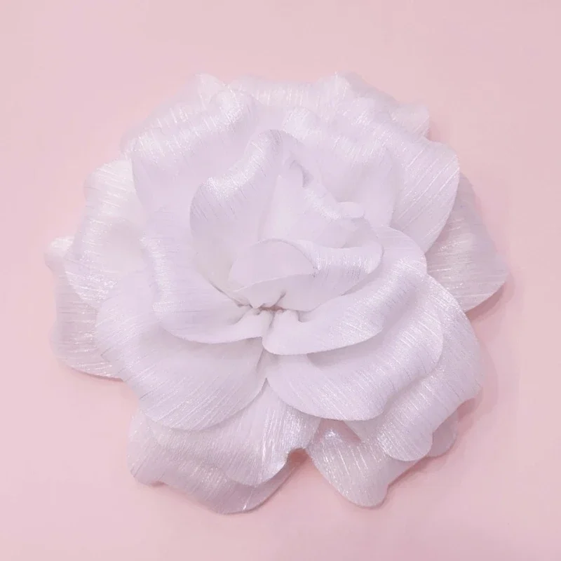 15cm High-grade Mesh Fabric Big Flower Brooch Pins for Women Elegant Fashion Corsage Wedding Party Badge Accessories Gifts