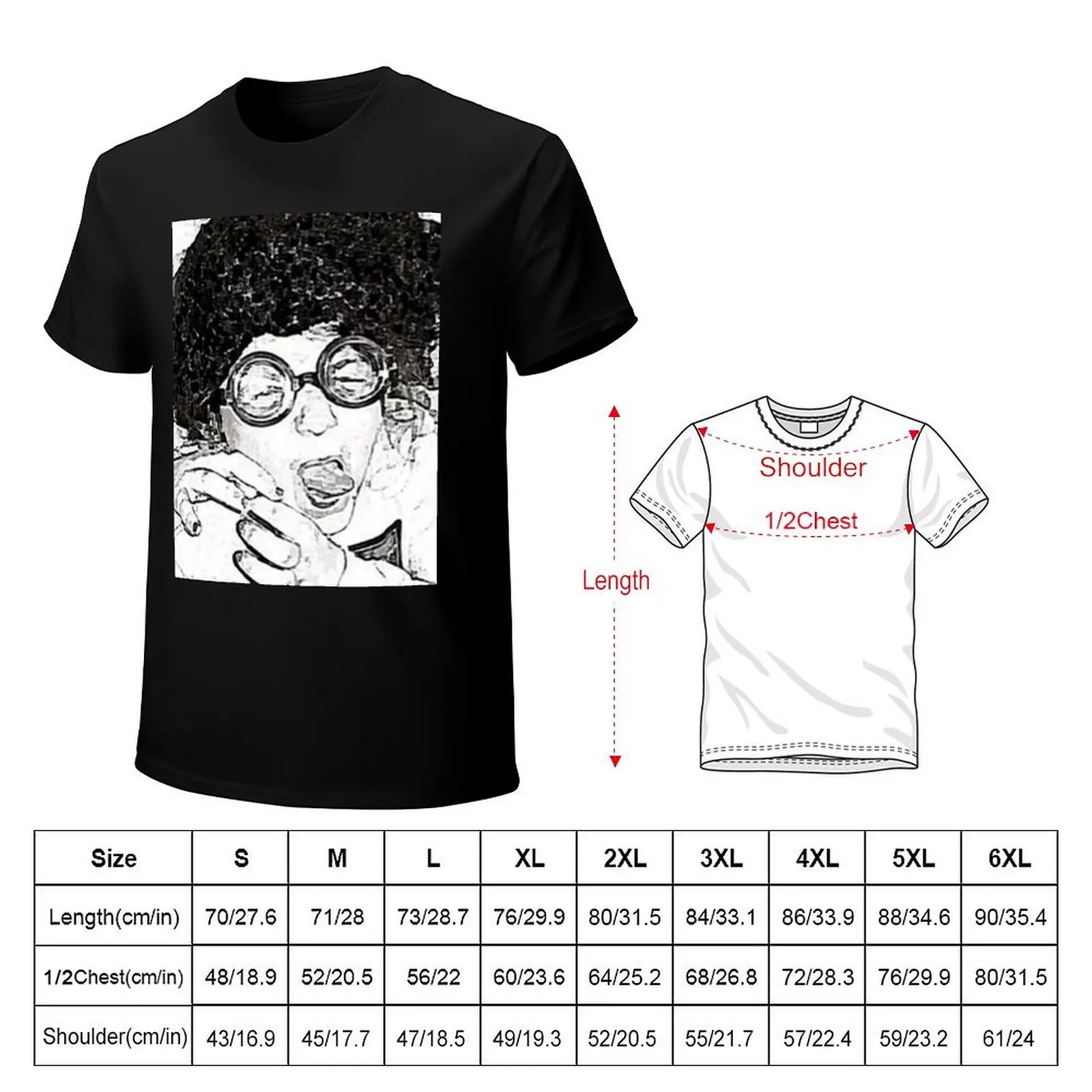 Crazy curly girl T-Shirt Plus Size Outdoor Casual Top