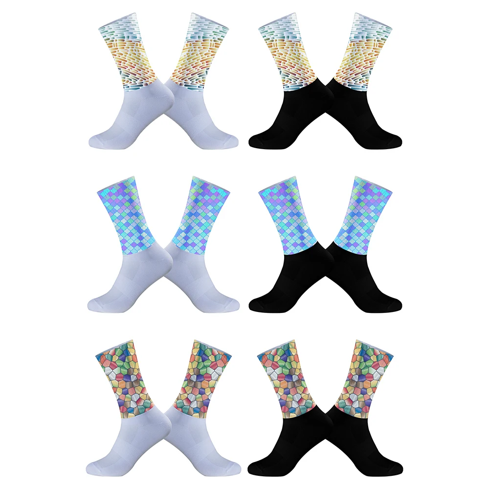 Socks Seamless Anti Slip Cycling 2024 New Bike Team Socks Bicycle Socks Outdoor Bike socks