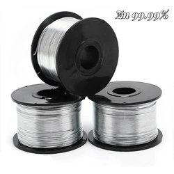 1Pcs 99.99% High Pure Zinc Wire Zn Wire Diameter 0.3-6mm  Length 1m 2m 5m for Industry Lab DIY Metalworking