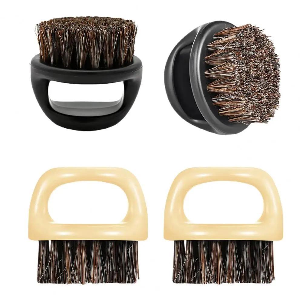 4Pcs Practical Men Finger Hair Brush Beard Sweep Moustache Brush Reusable  Deeply Cleaning