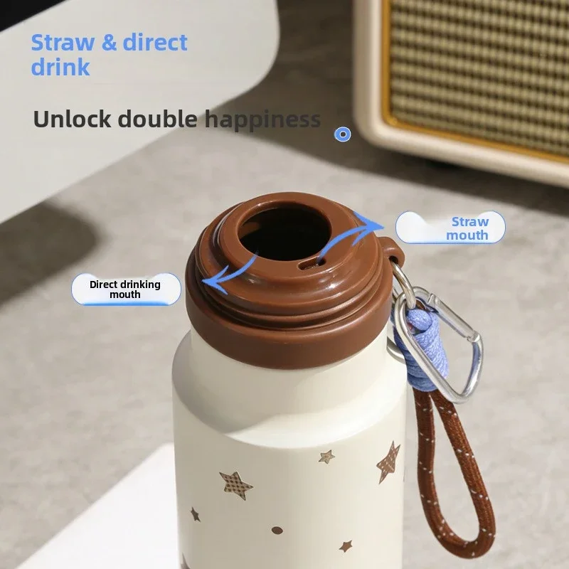 Mini Thermos Cup 220ml/350ml Pocket Cup Stainless Steel Thermal Coffee Mug Vacuum Flask Insulated Hot Water Bottle Kids Gift view 4