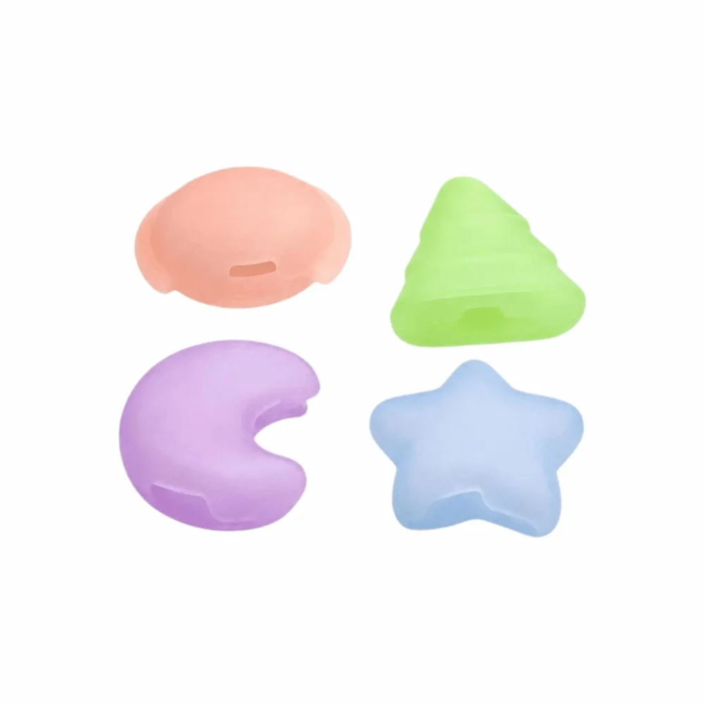 4pcs Portable Silicone Toothbrush Cover Dustproof Ventilated Toothbrush Head Cap Toothbrush Protective Case Home Travel