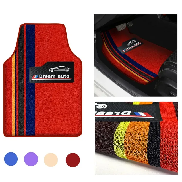 1szt Dywaniki samochodowe do Citroen C-Elysee C-Crosser C-Elysee C3 C4 C5 Wodoodporne przednie dywaniki samochodowe Dywan Akcesoria wewnętrzne