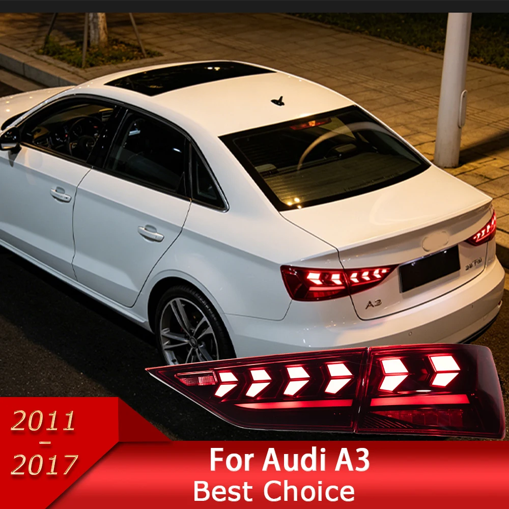 Car Lights for Audi A3 8V Limousine Sedan 2013-2020 LED Auto Taillight Assembly Upgrade Dynamic Turn Signal Lamp Accessories
