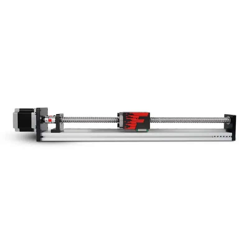 50mm to 1000mm stroke cnc ball screw linear rail guide for motorized xy table